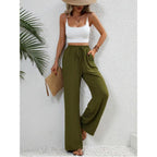 FISHA – Classic High Waist Wide Leg Trousers