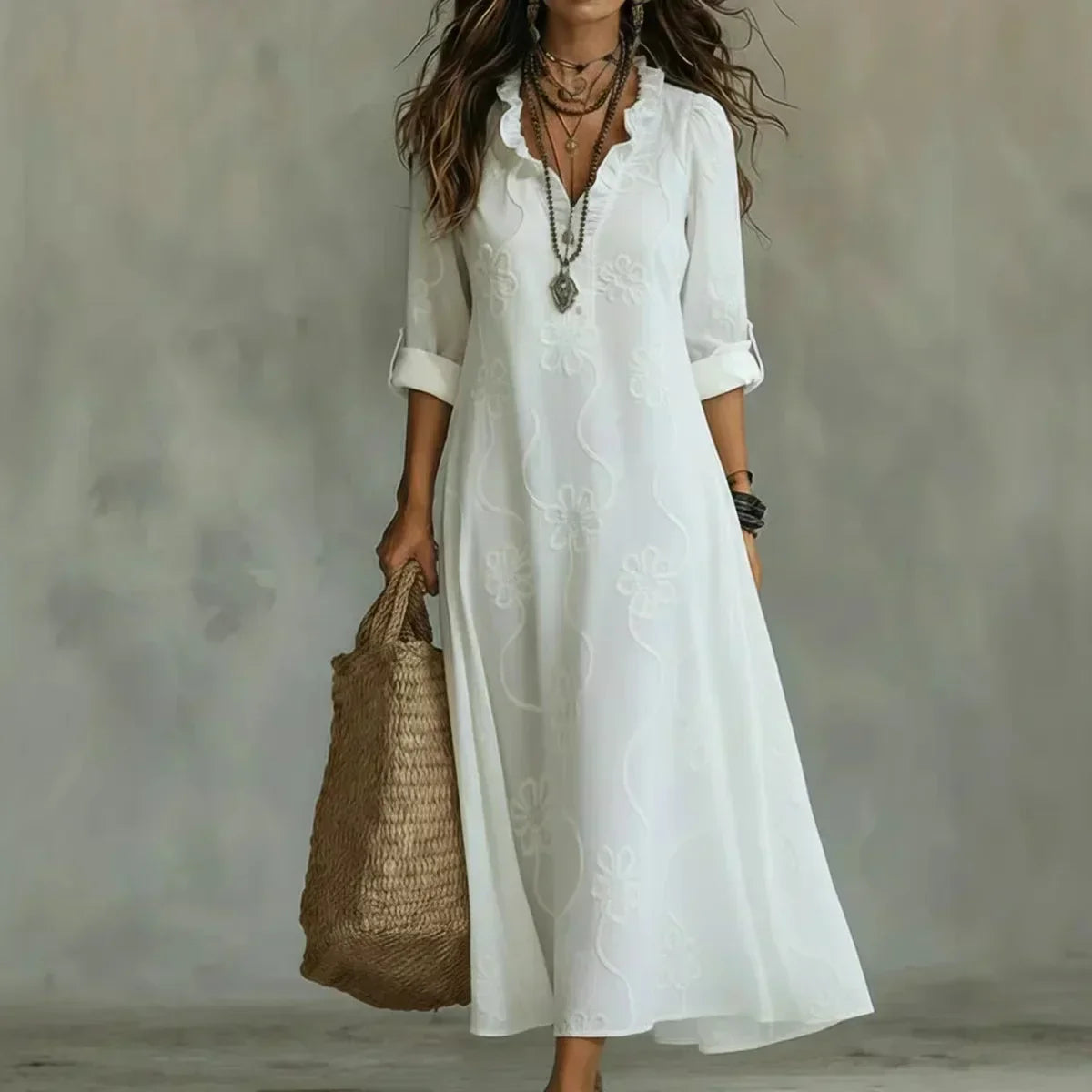 Élodie | Robe d'été fleurie vaporeuse