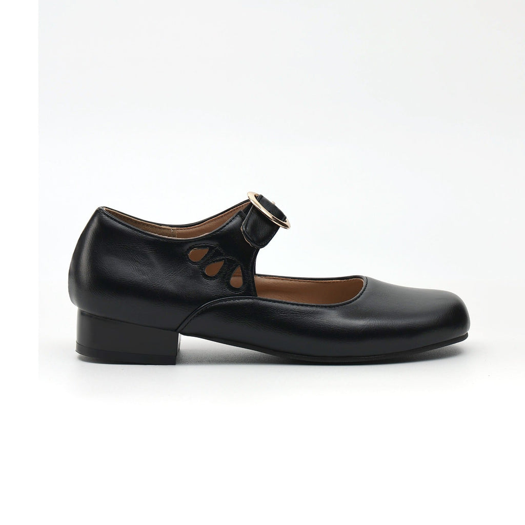 Mary | Leather Flats