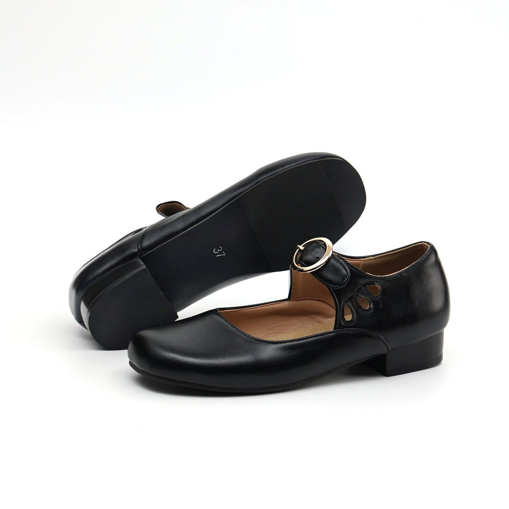 Mary | Leather Flats