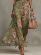 Livie | Floral Halter Maxi Dress