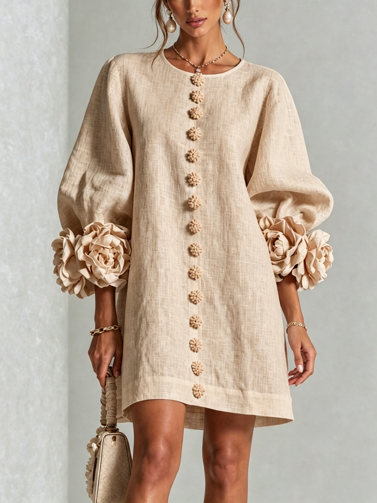 Rosalie | Mini-robe boutonnée