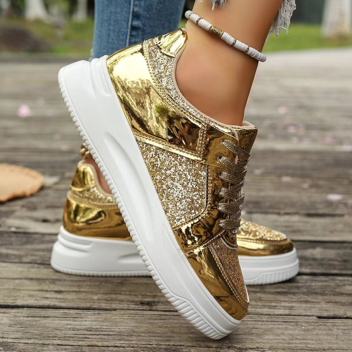 Faynelle | Sequin Orthopedic Shoes