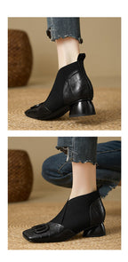 Abielyn | Chunky Heel Boots