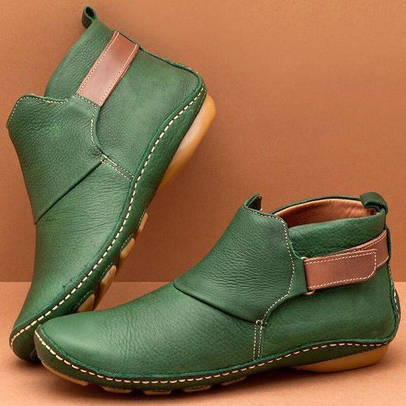 Faylen™ | Round Toe Leather Boots