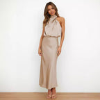 Neve | Satin Evening Dress