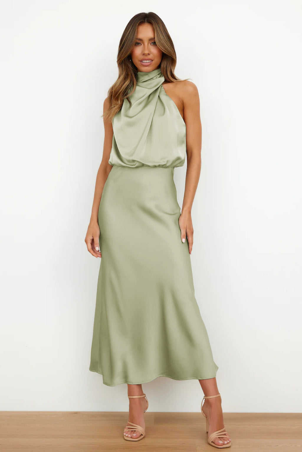 Neve | Robe de soirée en satin
