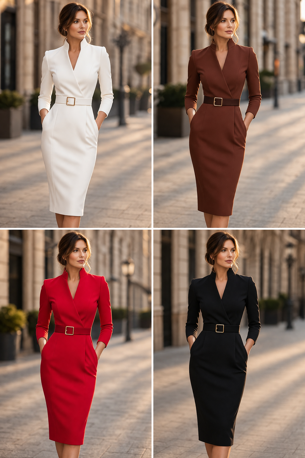 Naleya™ | Elegant Midi Dress