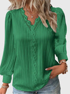 Andrea | Elegant Pullover Blouse