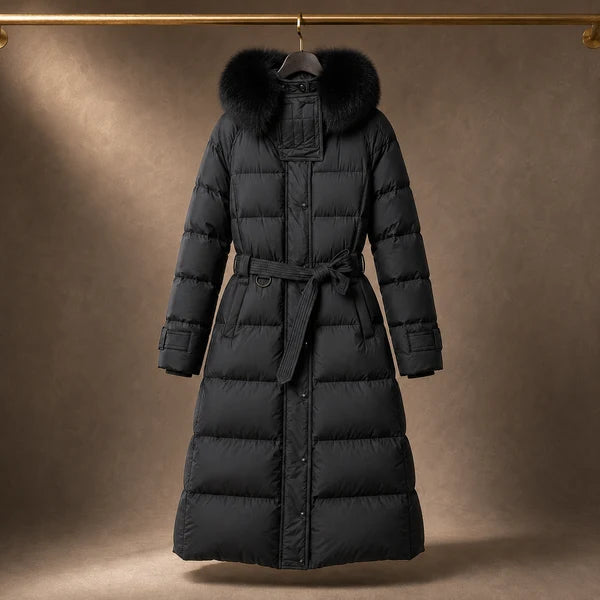 Cortina Fur Hood Puffer Coat