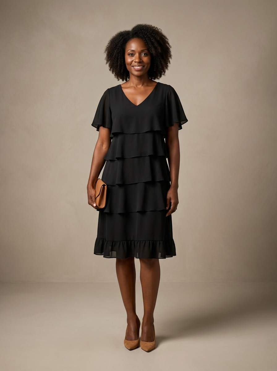 Lark | Elegant Tiered Dress