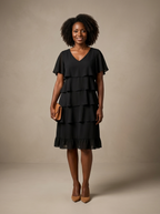 Lark | Elegant Tiered Dress