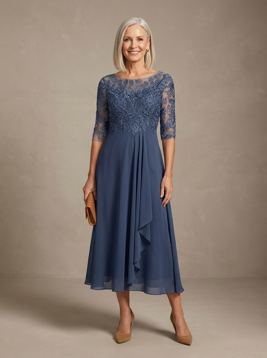 Anouk | Elegant Occasion Midi Dress