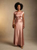 Ilva | Wrap Top Short Sleeve Maxi Dress