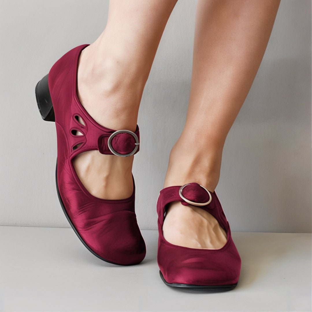 Mary | Leather Flats