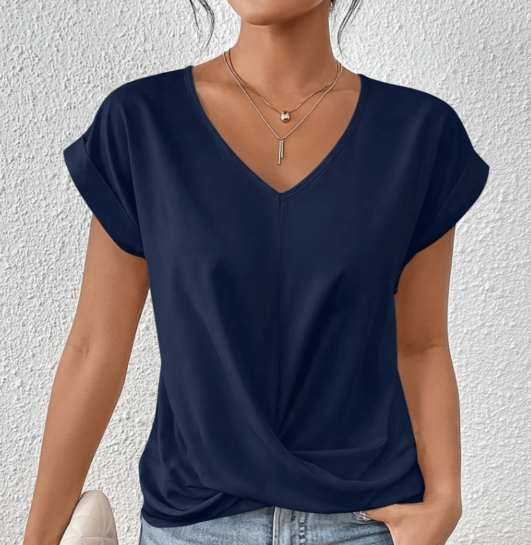 Carolyn | Flattering V-Neck Top