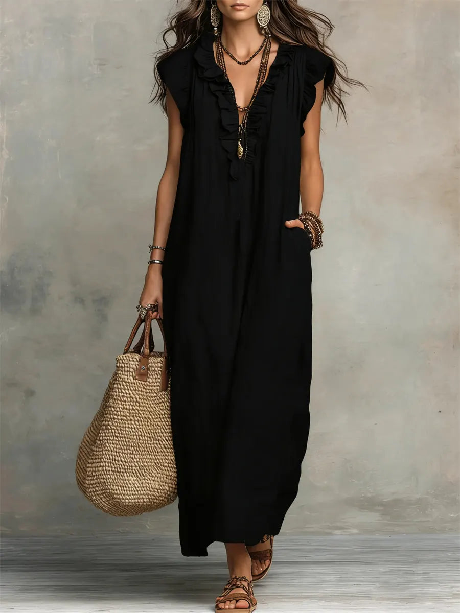 Saoirse | Robe longue bohème légère