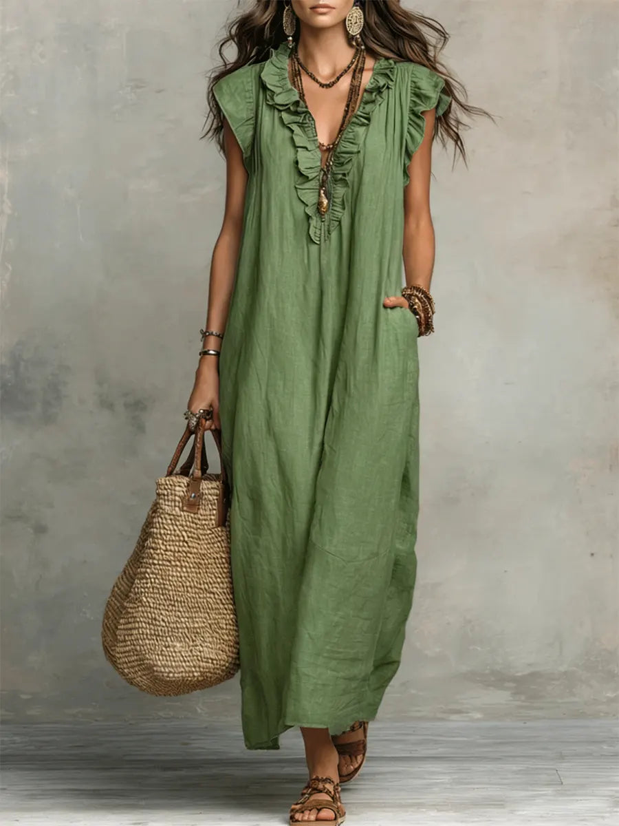 Saoirse | Robe longue bohème légère