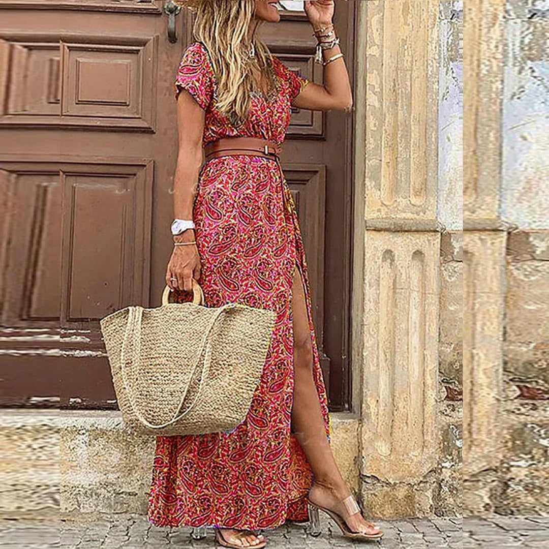 Tova | Robe Longue Fluide Élégante