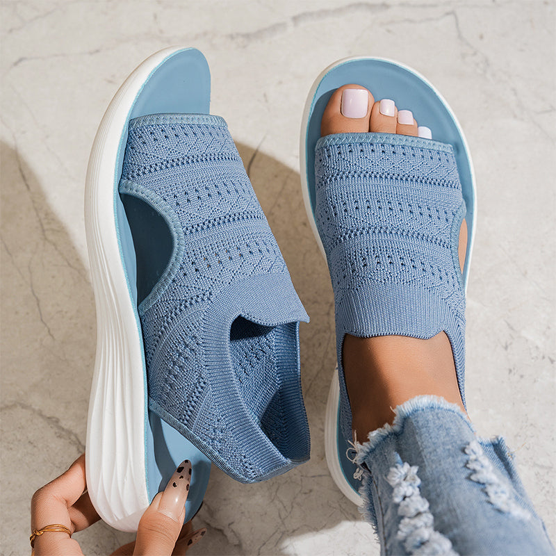 Aveline | Slip On Platform Sandals
