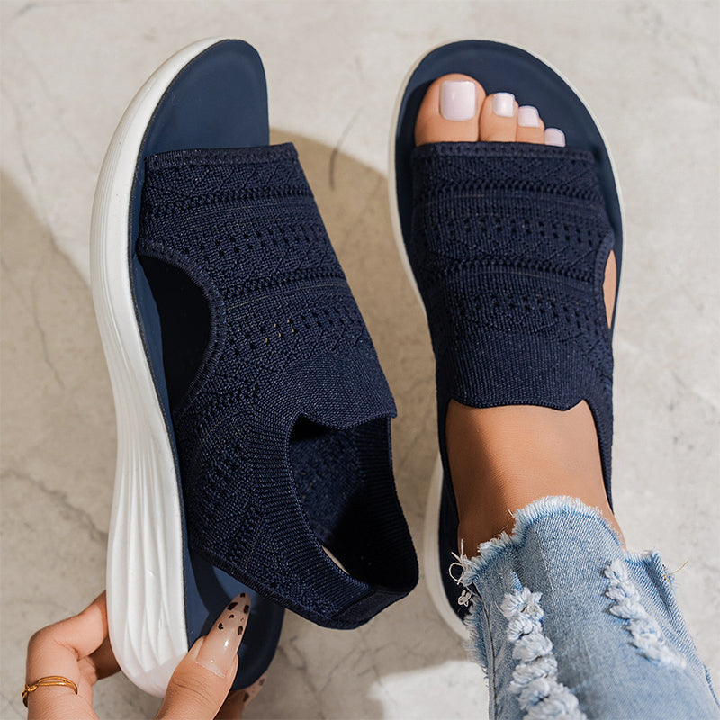 Aveline | Slip On Platform Sandals
