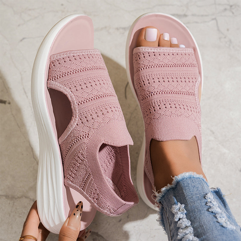 Aveline | Slip On Platform Sandals