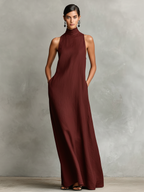 Edda | Soft Turtleneck Maxi Dress